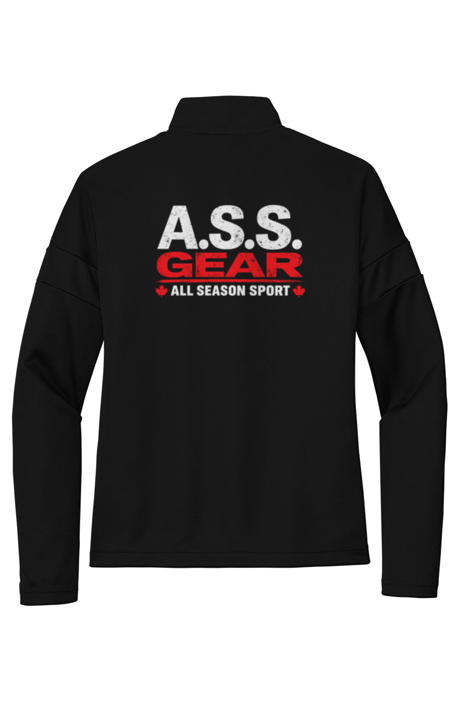 A S S GEAR Womens Black Travel Full Zip Jacket