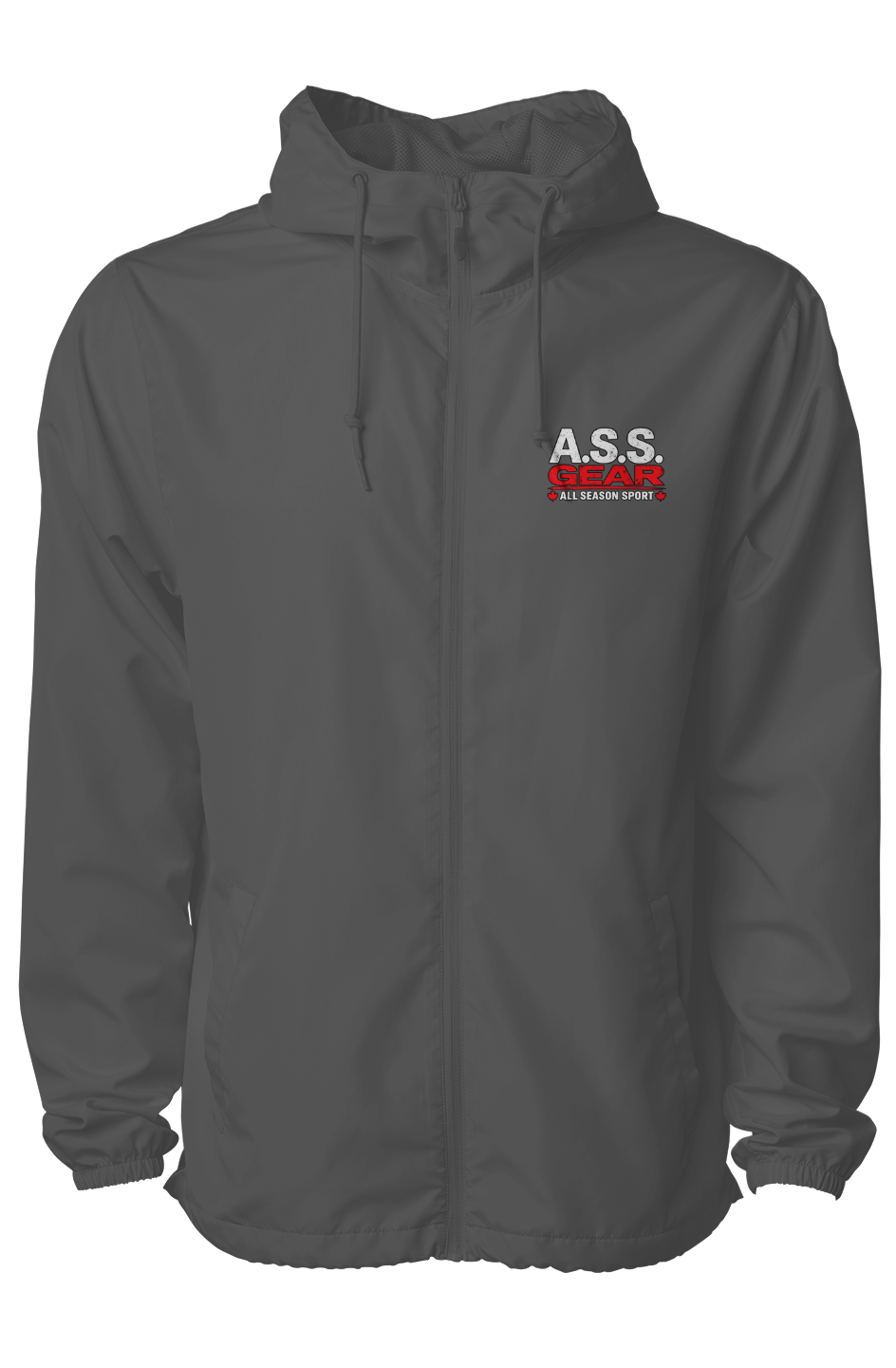 A S S GEAR Water Resistant Lightweight Windbreaker