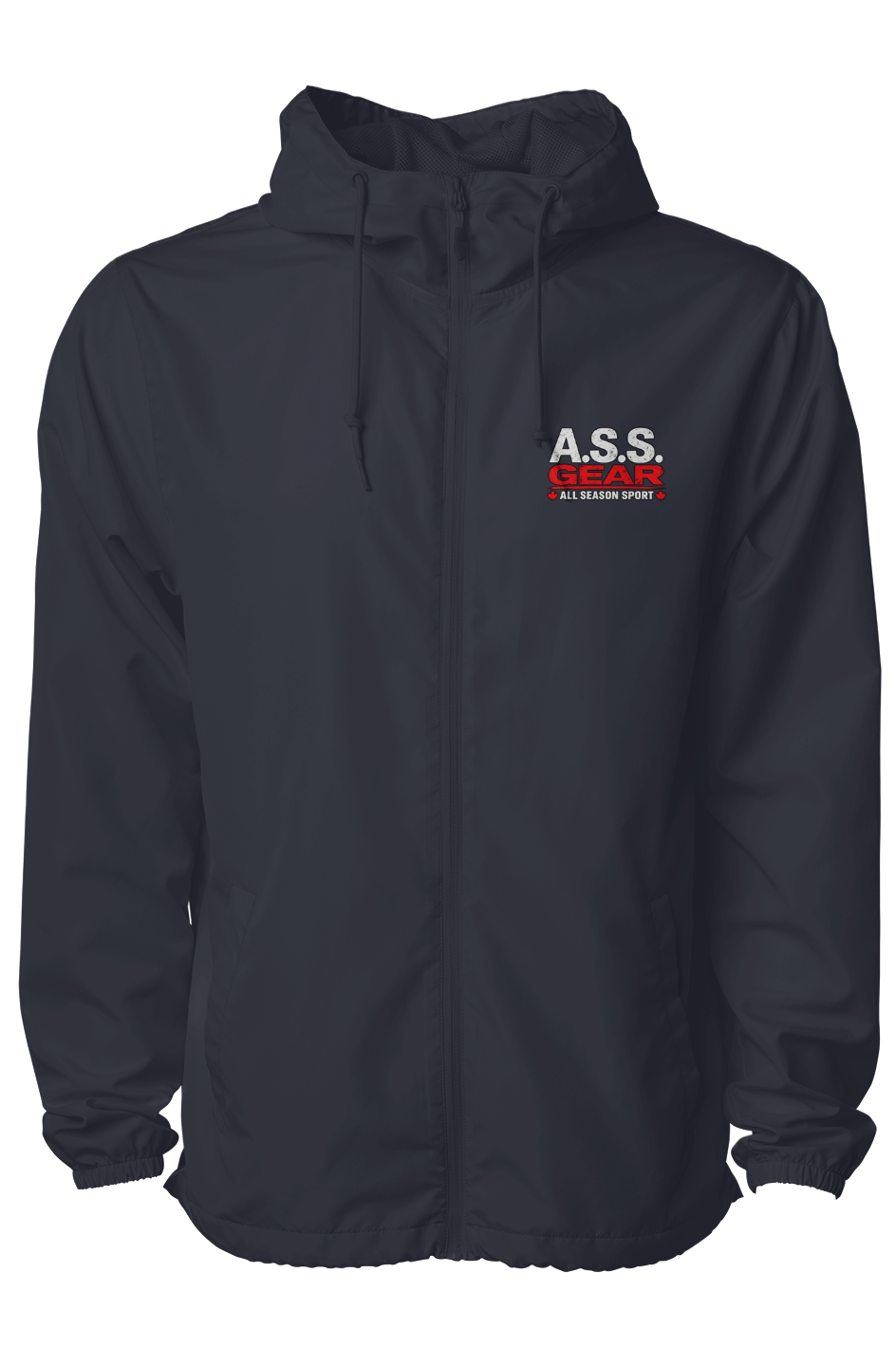 A S S GEAR Water Resistant Lightweight Windbreaker