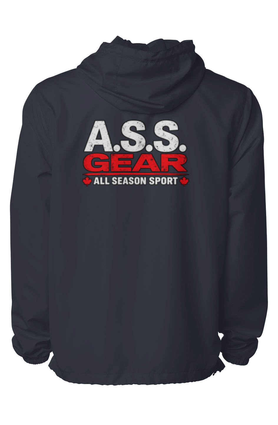 A S S GEAR Water Resistant Lightweight Windbreaker