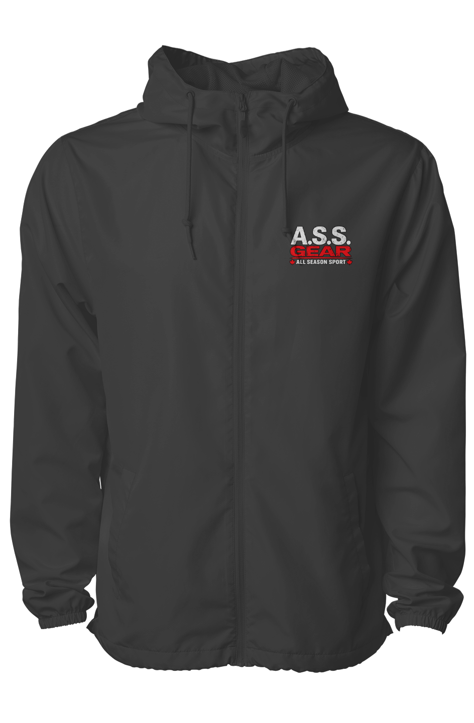 A S S GEAR Water Resistant Lightweight Windbreaker