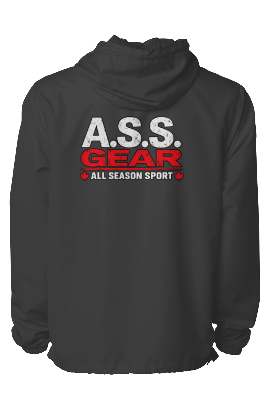 A S S GEAR Water Resistant Lightweight Windbreaker